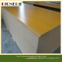 Competitive Price 15mm-18mm Melamine MDF Board for Furniture Decoration